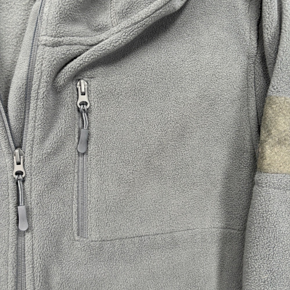 Baerskin Tactical Hoodie V1 Mens XL Gray Full Zip Fleece Multi-Pocket Jacket - Picture 8 of 14